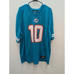 NFL Miami Dolphins Tyreek Hill #10 Team Apparel Jersey Men’s XL Aqua Blue